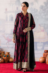 2-PC Printed Cotton Shirt with Chiffon Dupatta CPM-4-011